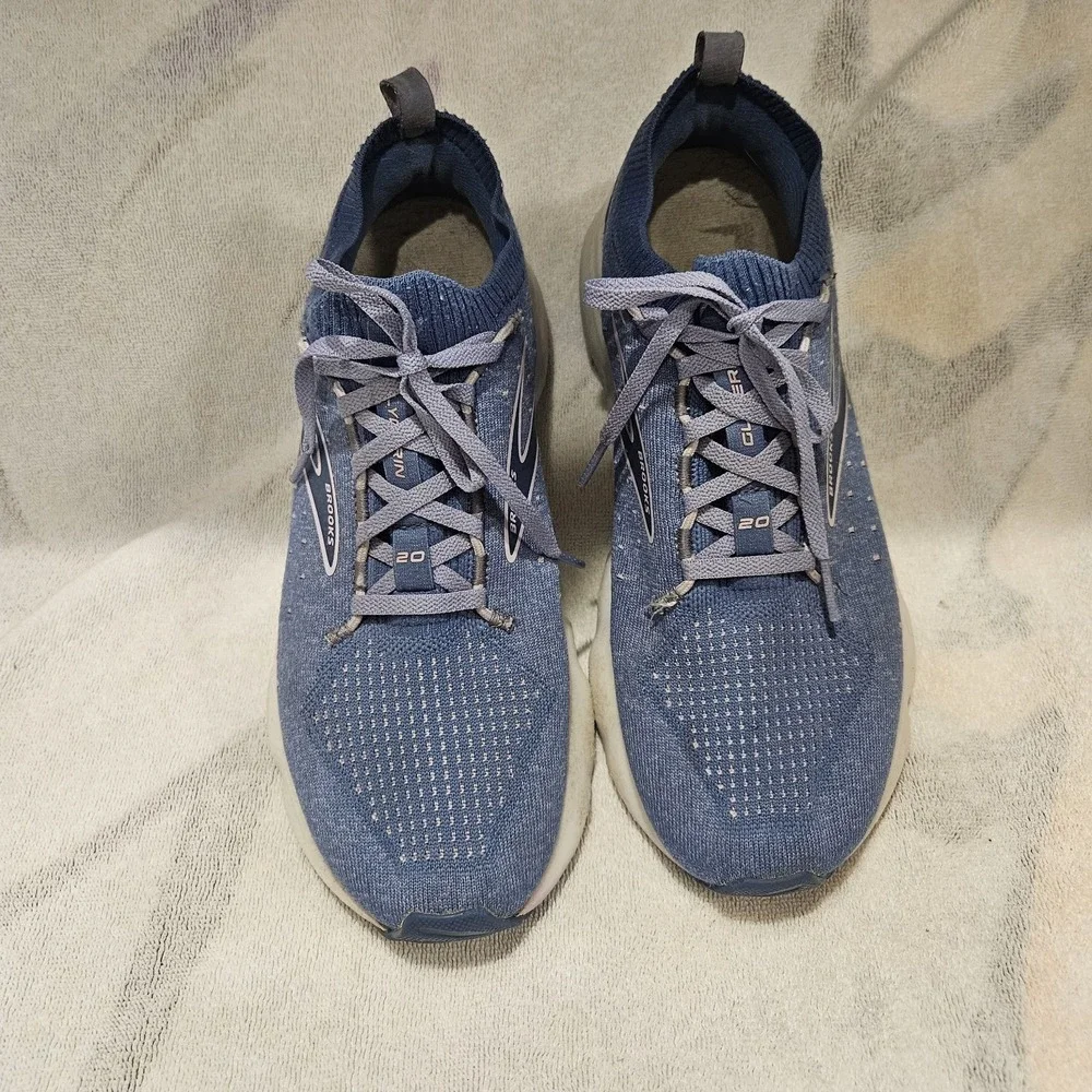 Brooks Shoes Womens 10 Blue Glycerin StealthFit 20 Running Sneakers